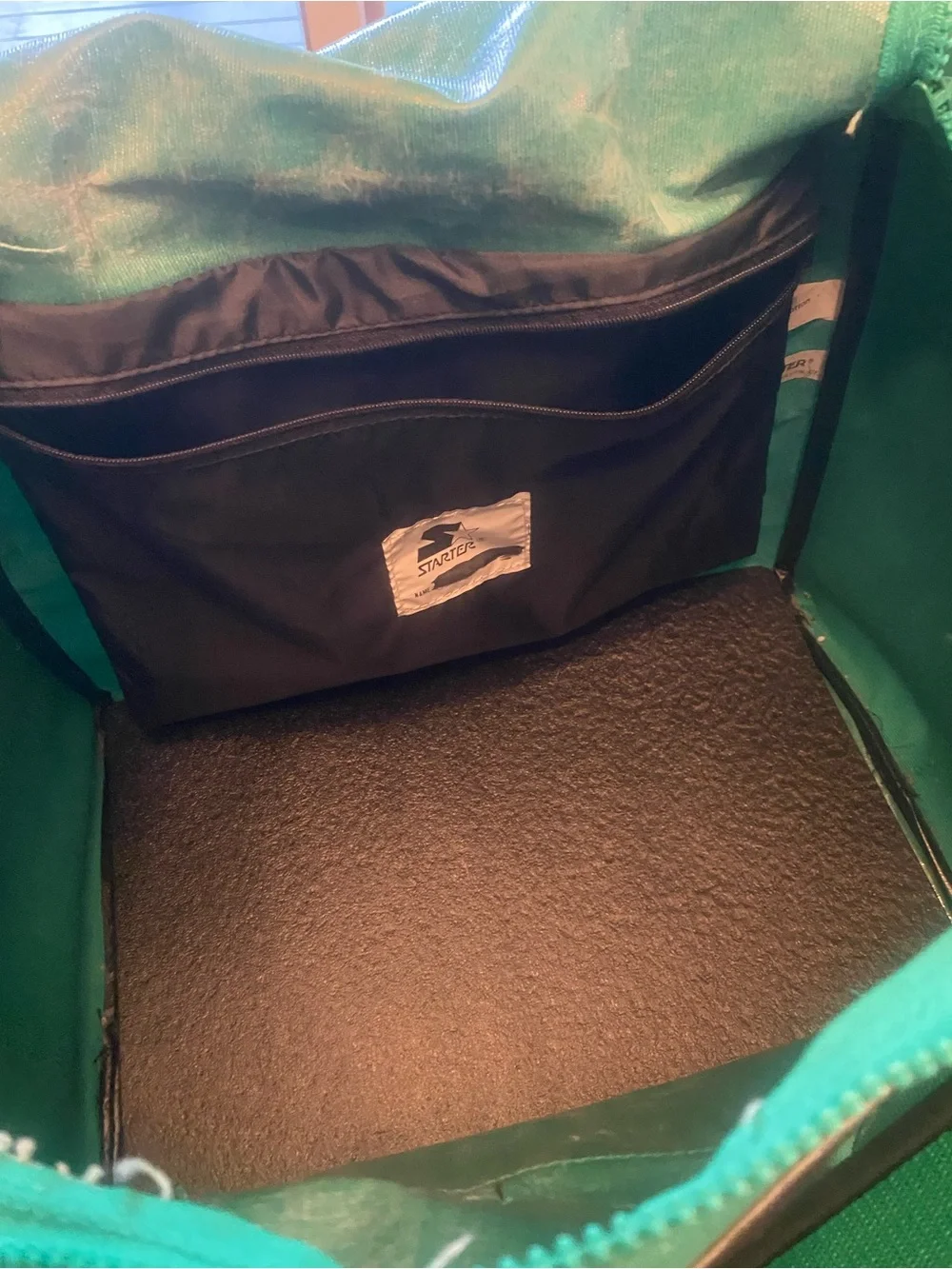Vintage 80s Starter Boston Celtics NBA green Duffle Gym Travel Bag